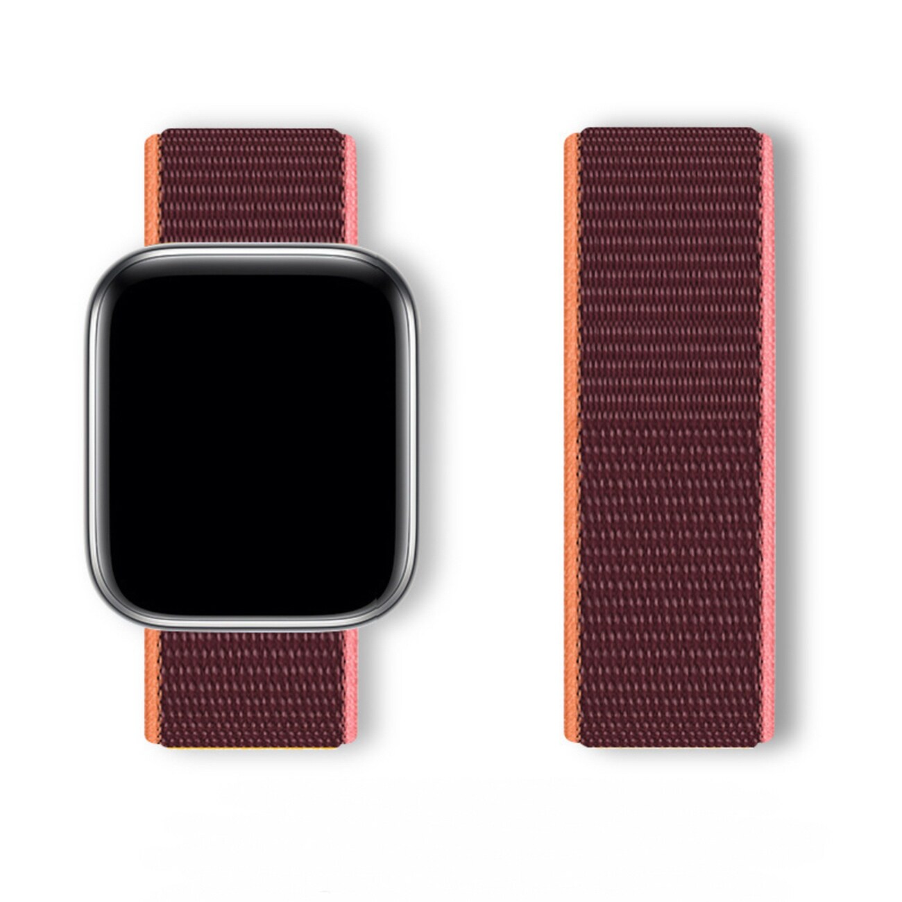 Sport Loop hihna Apple kellolle 42 / 44 / 45 / 46 / 49 mm - punainen