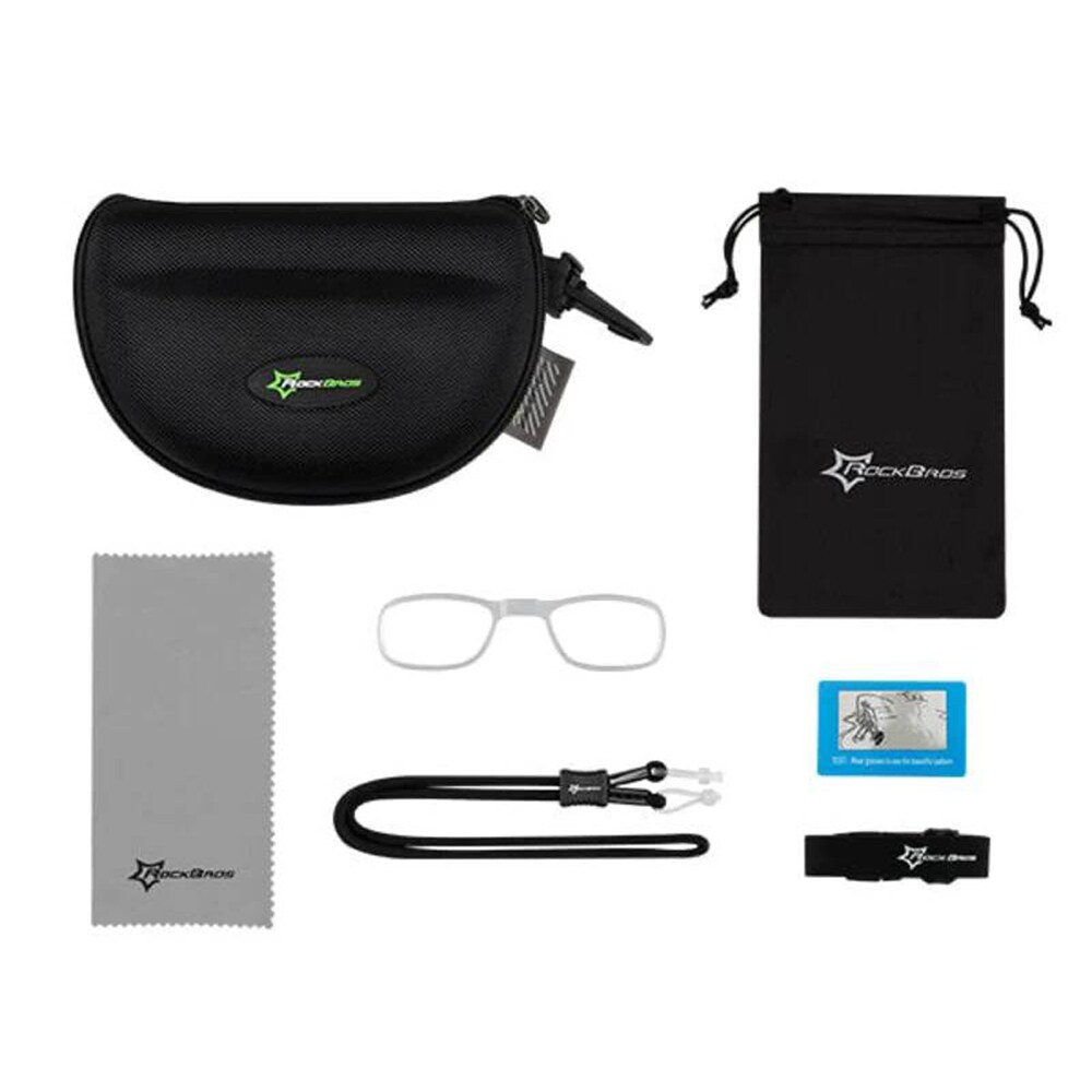 Rockbros 10141 fotokromaattiset UV400 pyöräilylasit - punainen