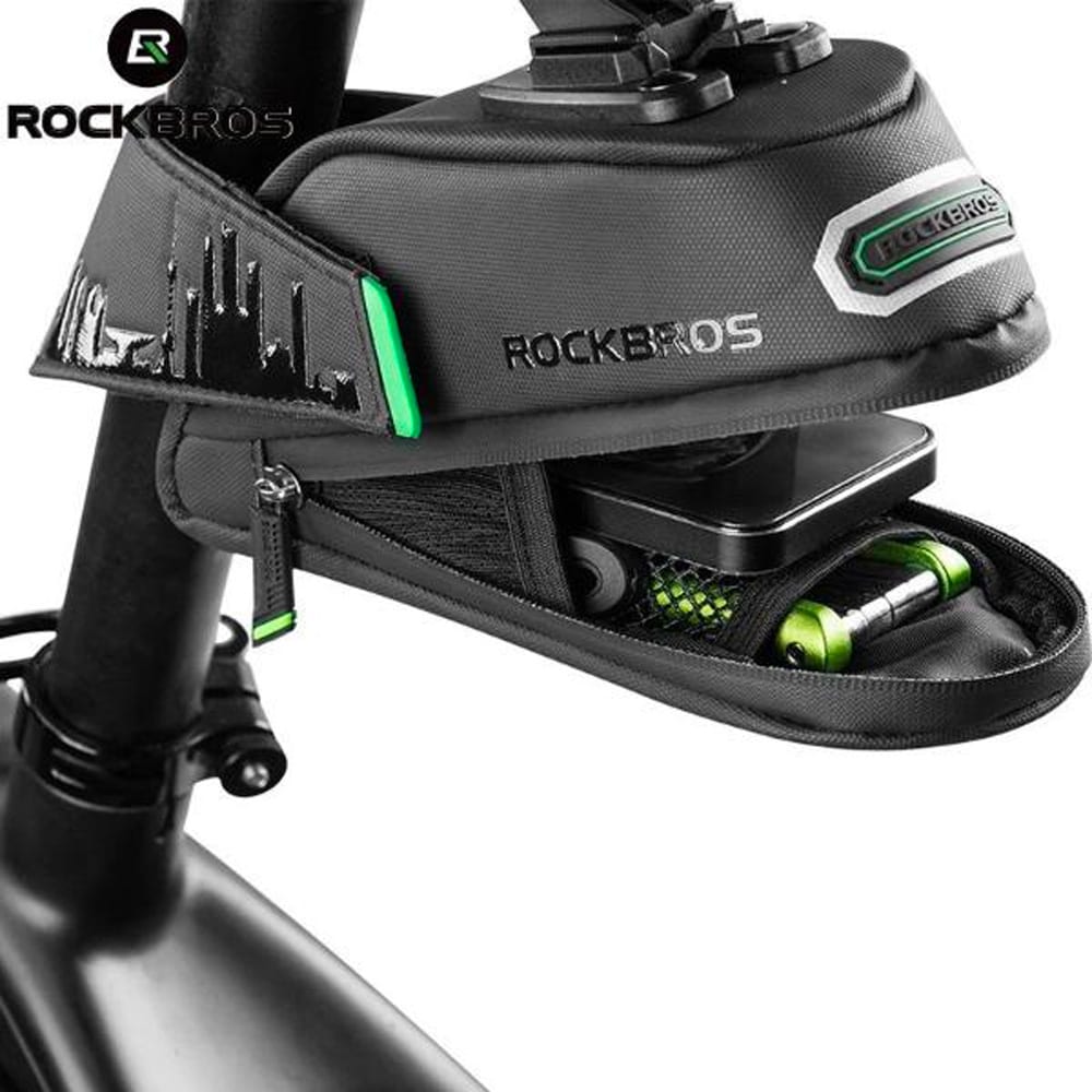 Rockbros C27-1 polkupyörälaukku satulan alle - musta