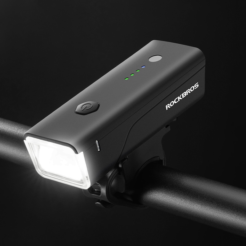 Rockbros 24510003001 polkupyörän etuvalo 260 lm + USB-C - USB-A kaapeli - musta