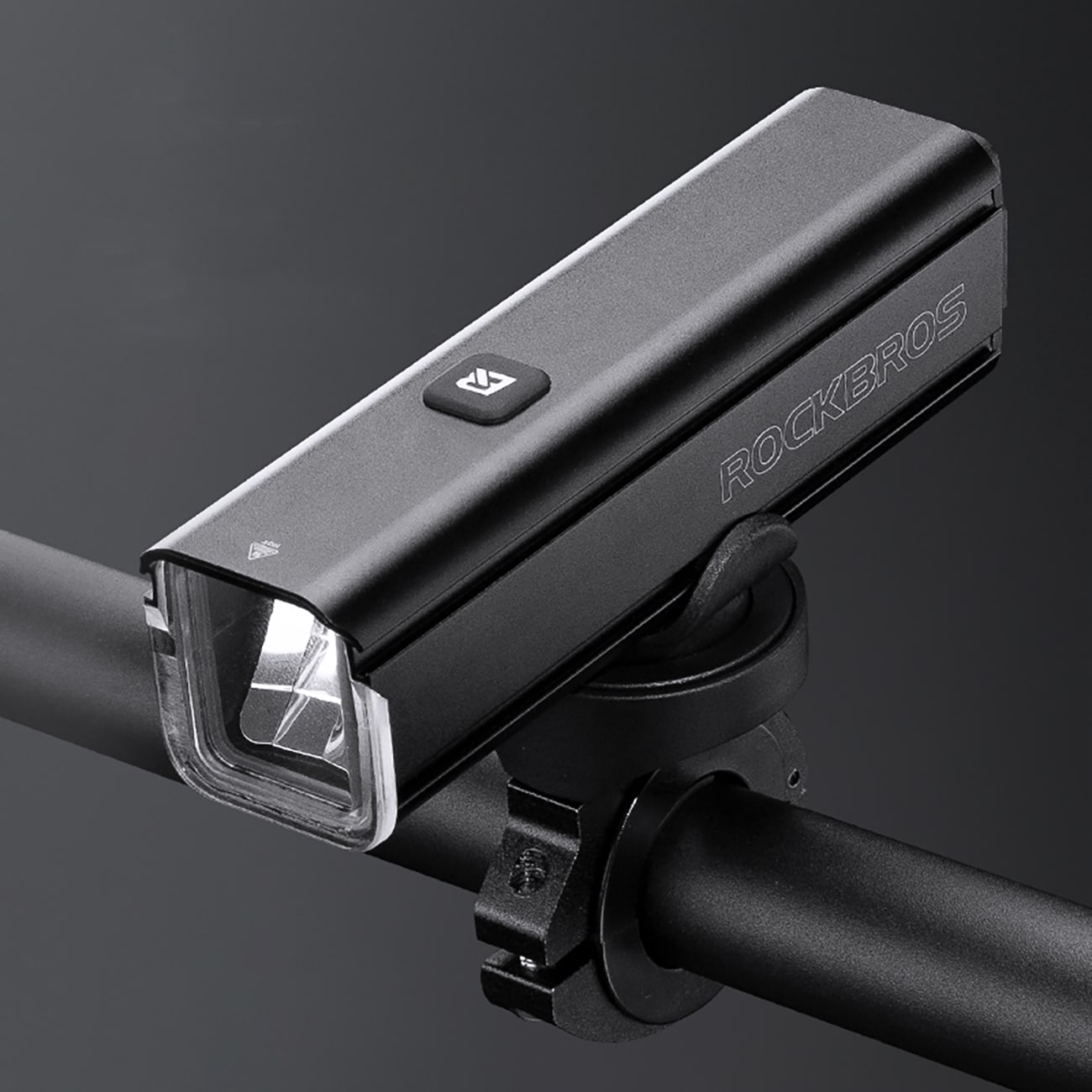 Rockbros 24610002001 polkupyörän etuvalo 1000 lm + USB-C - USB-A kaapeli - musta