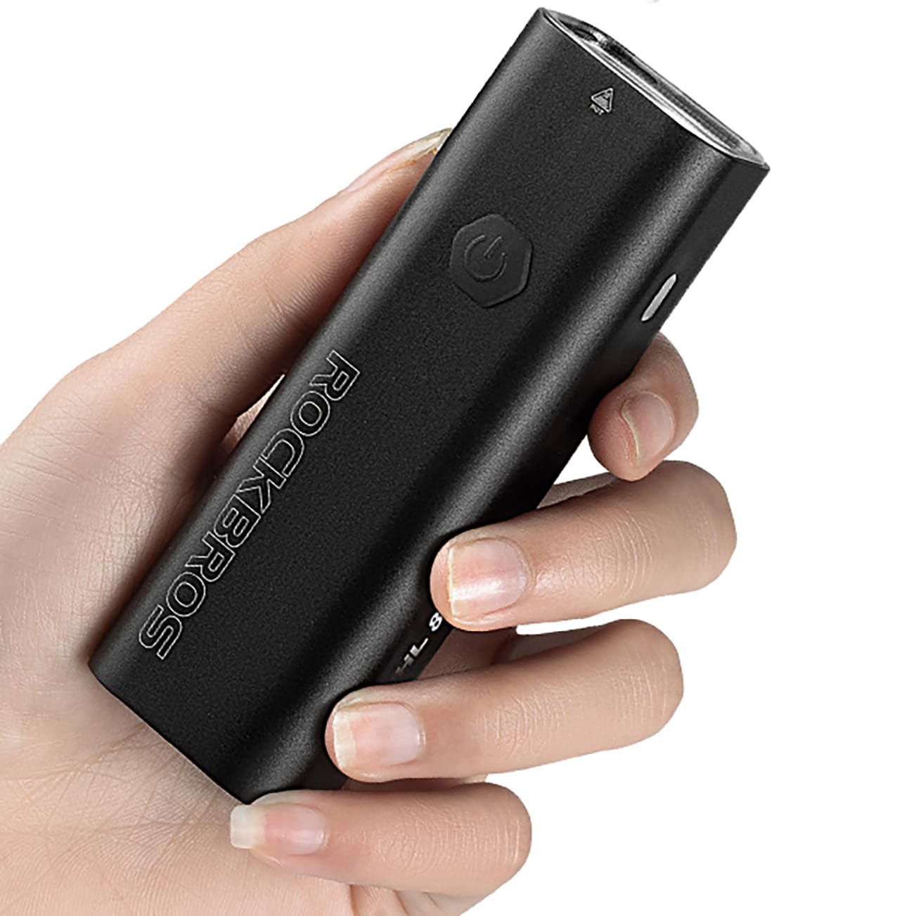 Rockbros 24710012001 polkupyörän etuvalo 800 lm + USB-C - USB-A kaapeli - musta