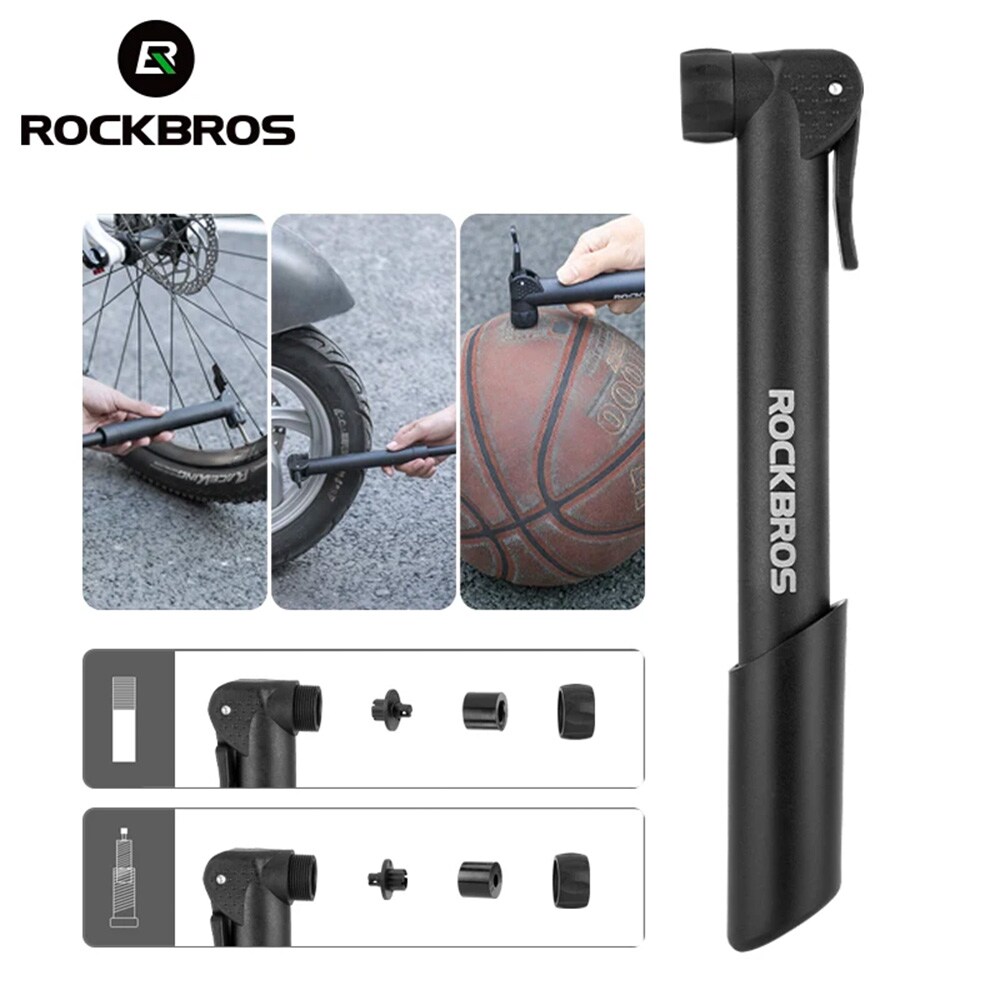 Rockbros 42520001001 polkupyöräpumppu - musta