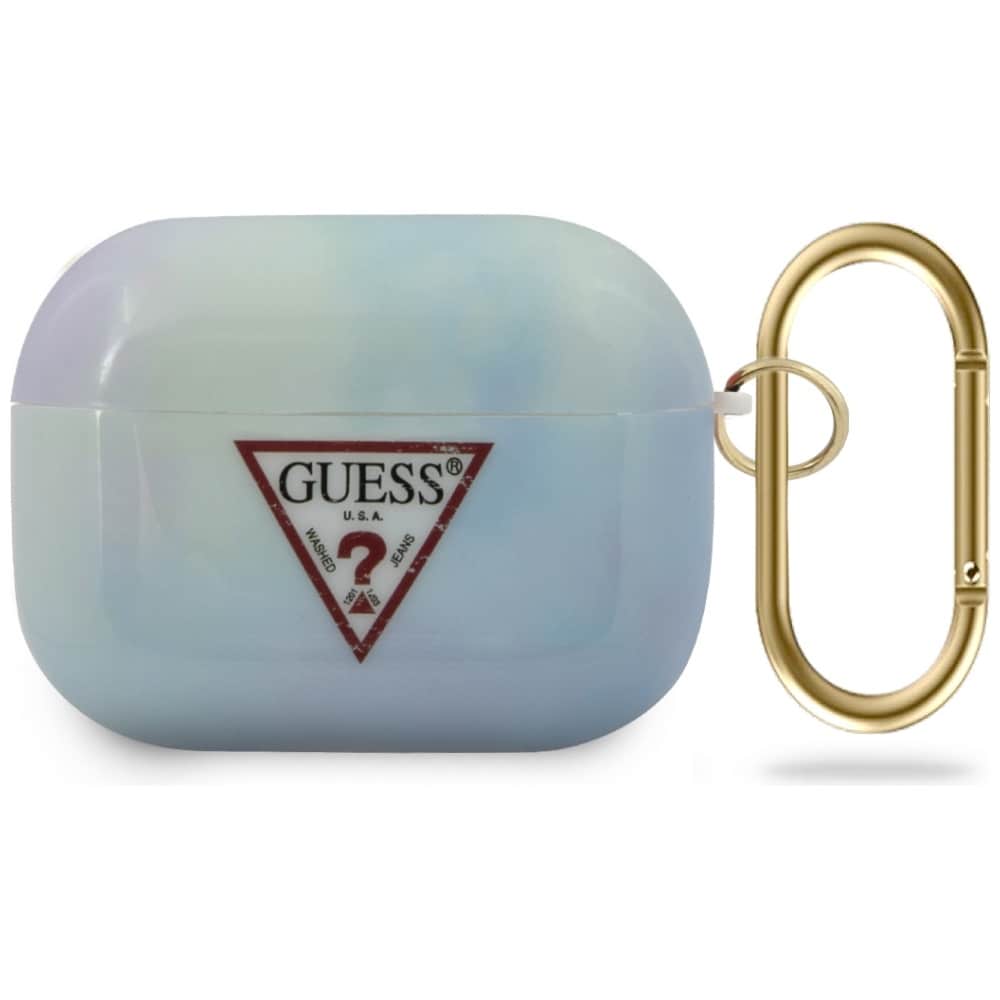 Guess GUACAPTPUMCGC02 AirPods Pro -suojus sininen/sininen Tie & Dye-mallisto