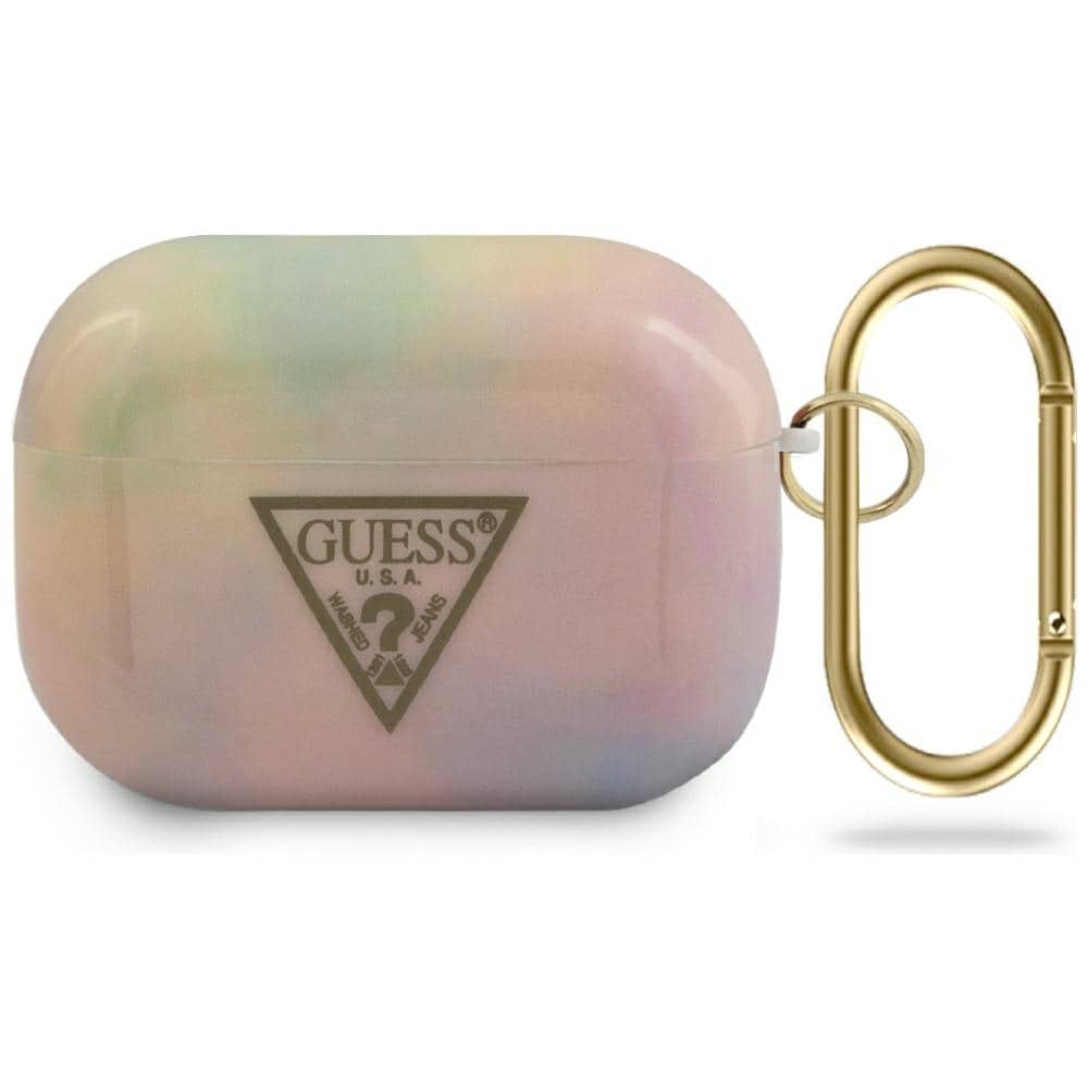 Guess GUACAPTPUMCGG01 AirPods Pro -suojus vaaleanpunainen/vaaleanpunainen Tie & Dye -mallisto