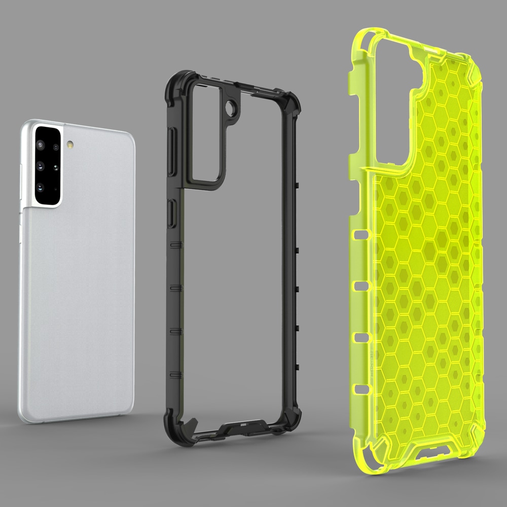 Honeycomb Asia panssari suojus TPU puskuri Samsung Galaxy S21+ 5G (S21 Plus 5G) sininen