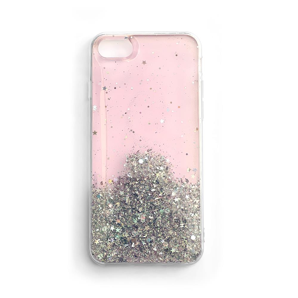 Wozinsky Star Glitter Cover for Xiaomi Redmi K40 Pro+/K40/Poco F3 - Pink