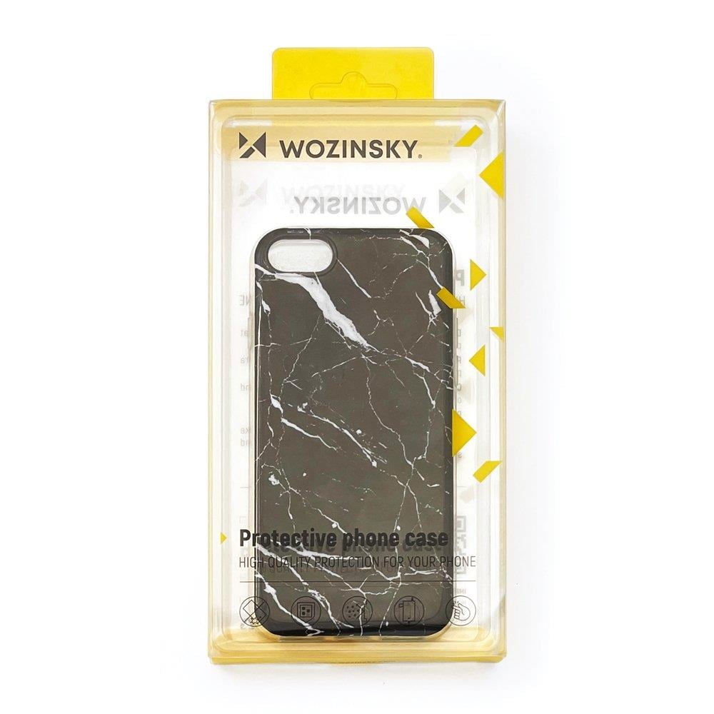 Wozinsky Marmori TPU kotelo kansi Samsung Galaxy A72 4G mustana