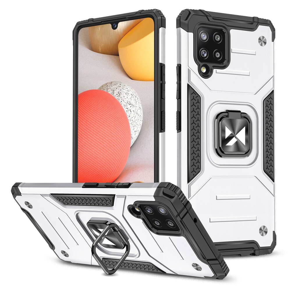 Wozinsky Ring Armor Case Kickstand Kova Rugged Cover for Samsung Galaxy A42 5G hopea hopea