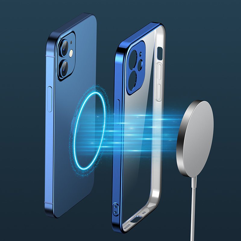 Joyroom Uusi Beauty Series ultra ohut kotelo galvanoitu kehys iPhone 12 Pro musta (JR-BP743)