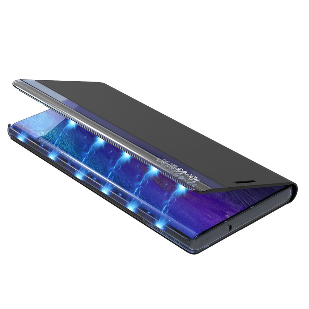 Sleep Case Kirjahylly tyyppi asia Smart ikkuna Samsung Galaxy A22 4G sininen