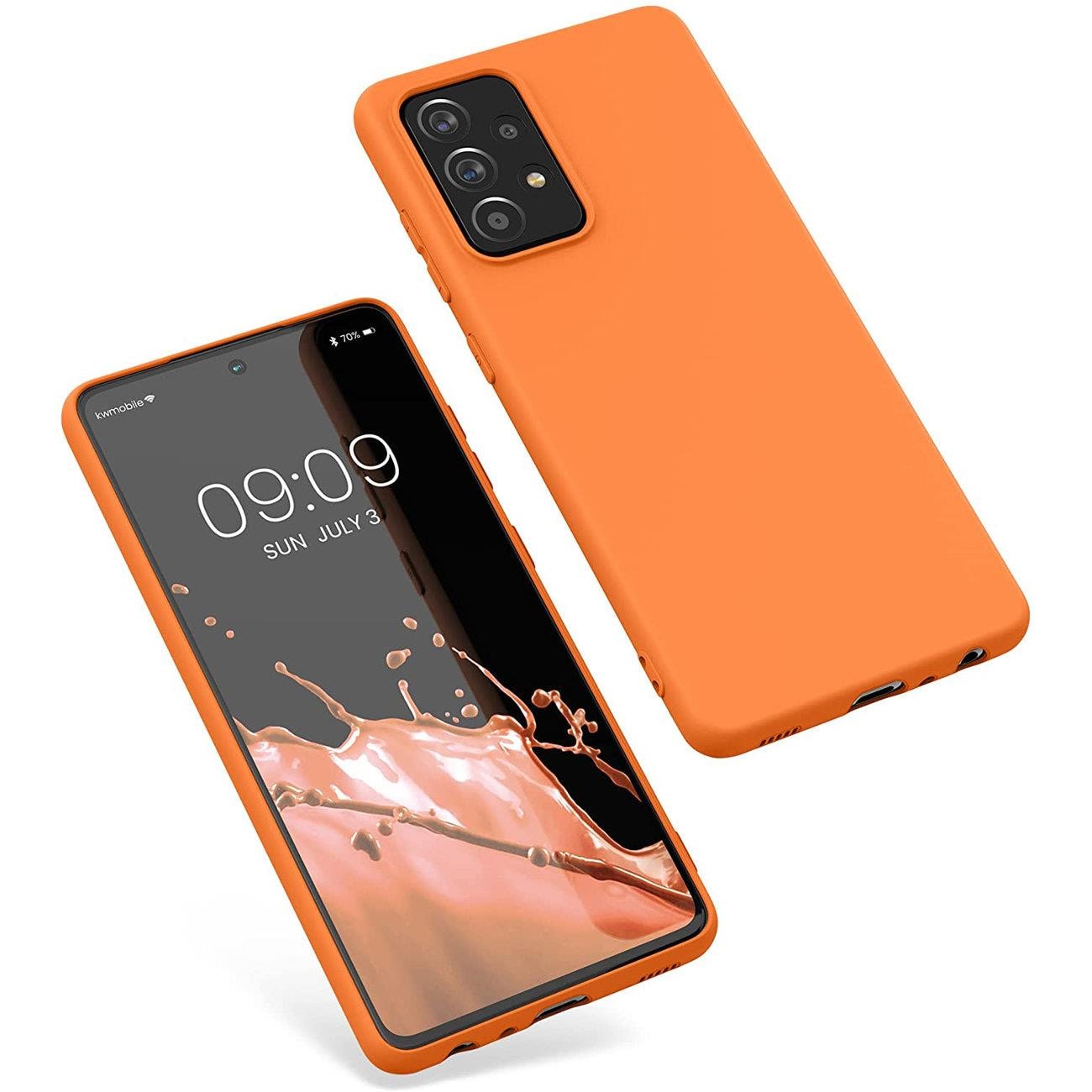 Silikonikotelo Pehmeä joustava kumisuojus Samsung Galaxy A22 4G punainen