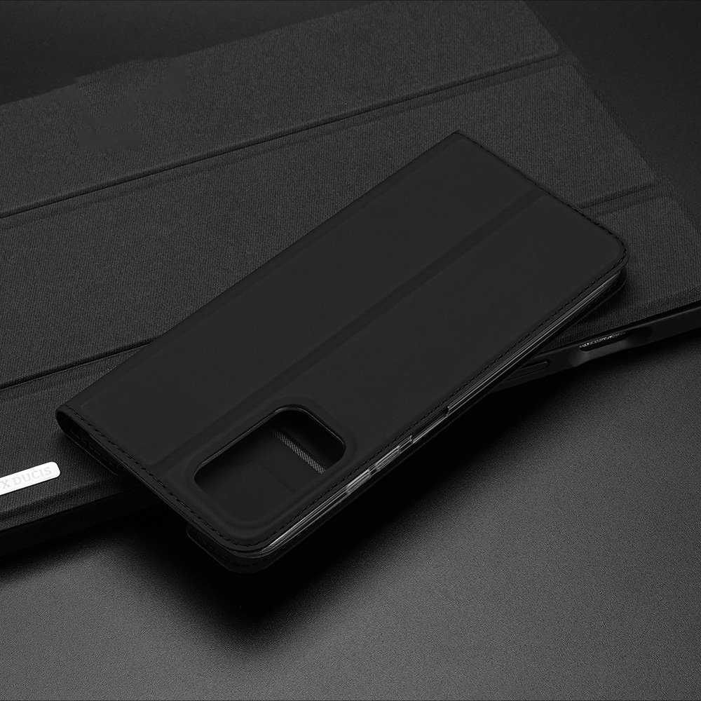 Dux Ducis Skin Pro kirjahylly tyyppi tapauksessa Samsung Galaxy A03s vaaleanpunainen