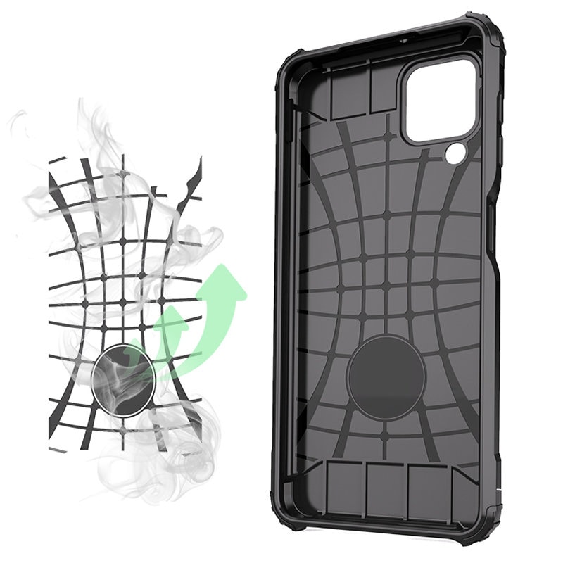 Hybrid Armor Case Kova kestävä suojus Samsung Galaxy A22 4G sininen