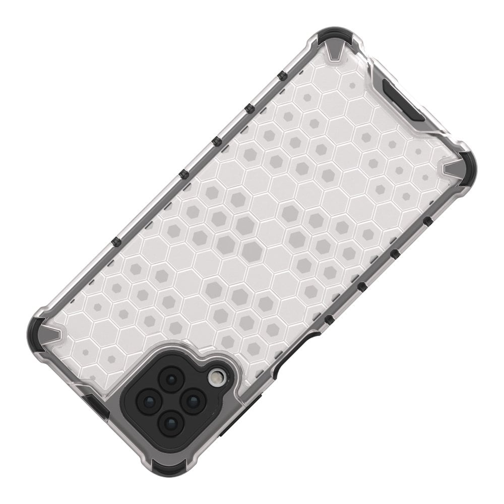 Honeycomb Asia panssari kansi TPU puskuri Samsung Galaxy A22 4G musta