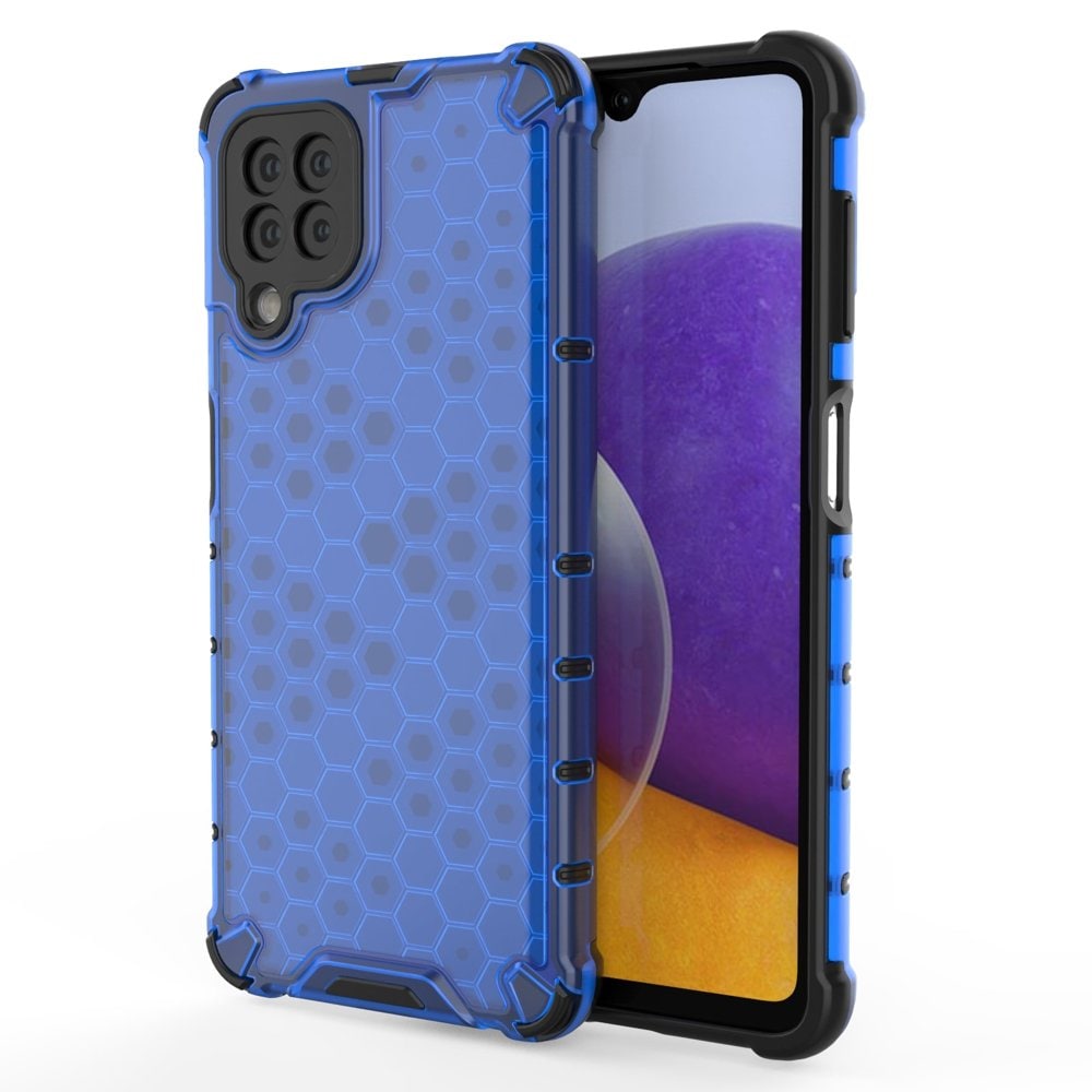Honeycomb Asia panssari kansi TPU puskuri Samsung Galaxy A22 4G sininen