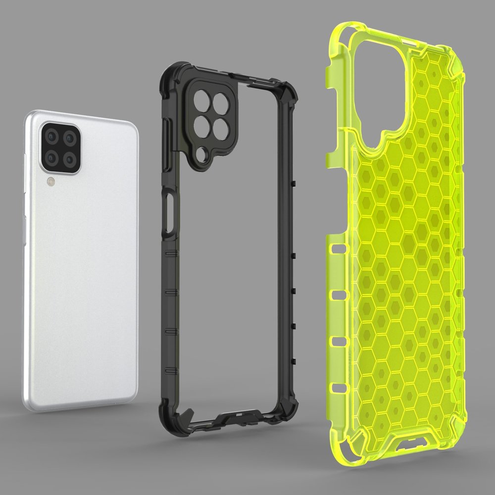 Honeycomb Asia panssari kansi TPU puskuri Samsung Galaxy A22 4G sininen