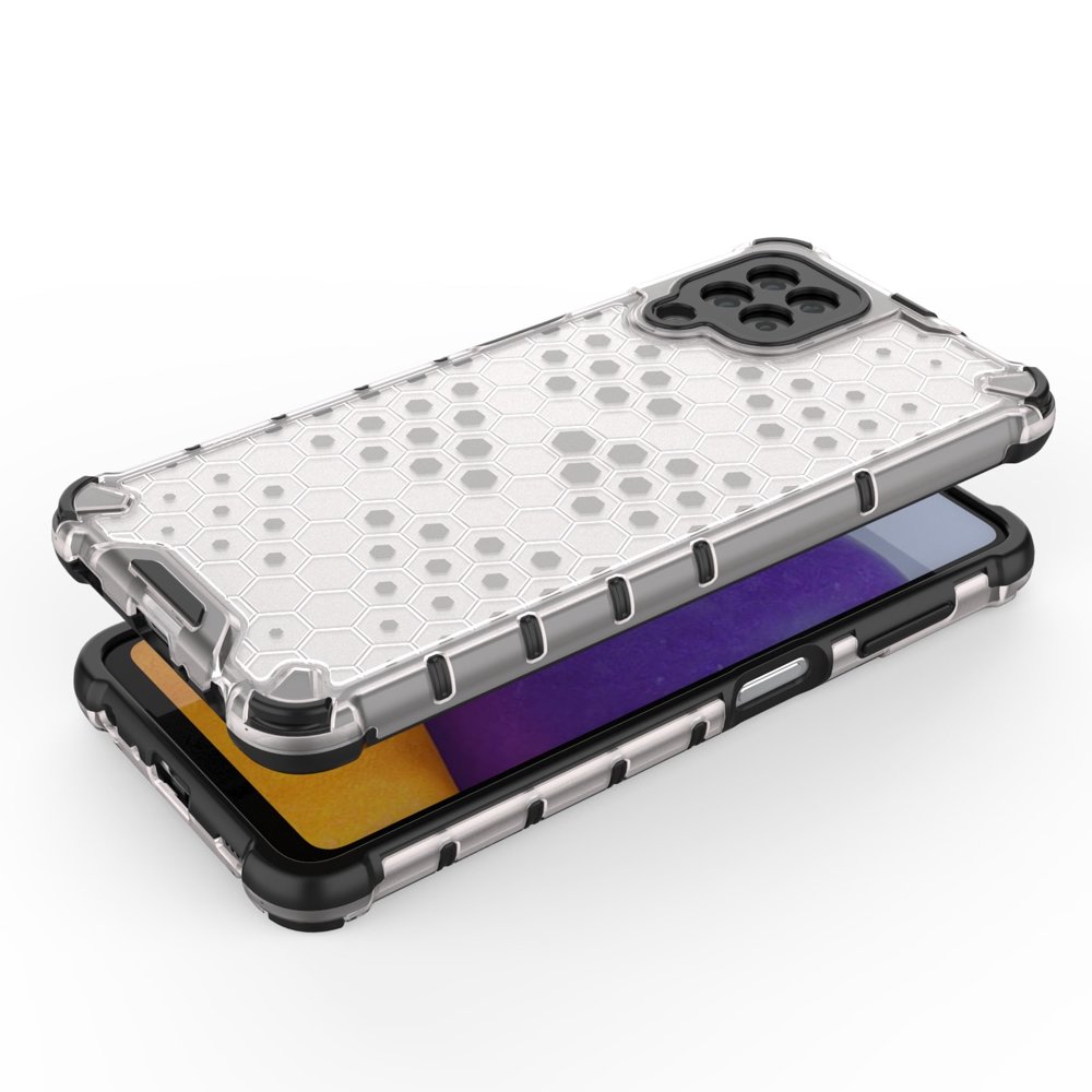 Honeycomb Asia panssari kansi TPU puskuri Samsung Galaxy A22 4G läpinäkyvä