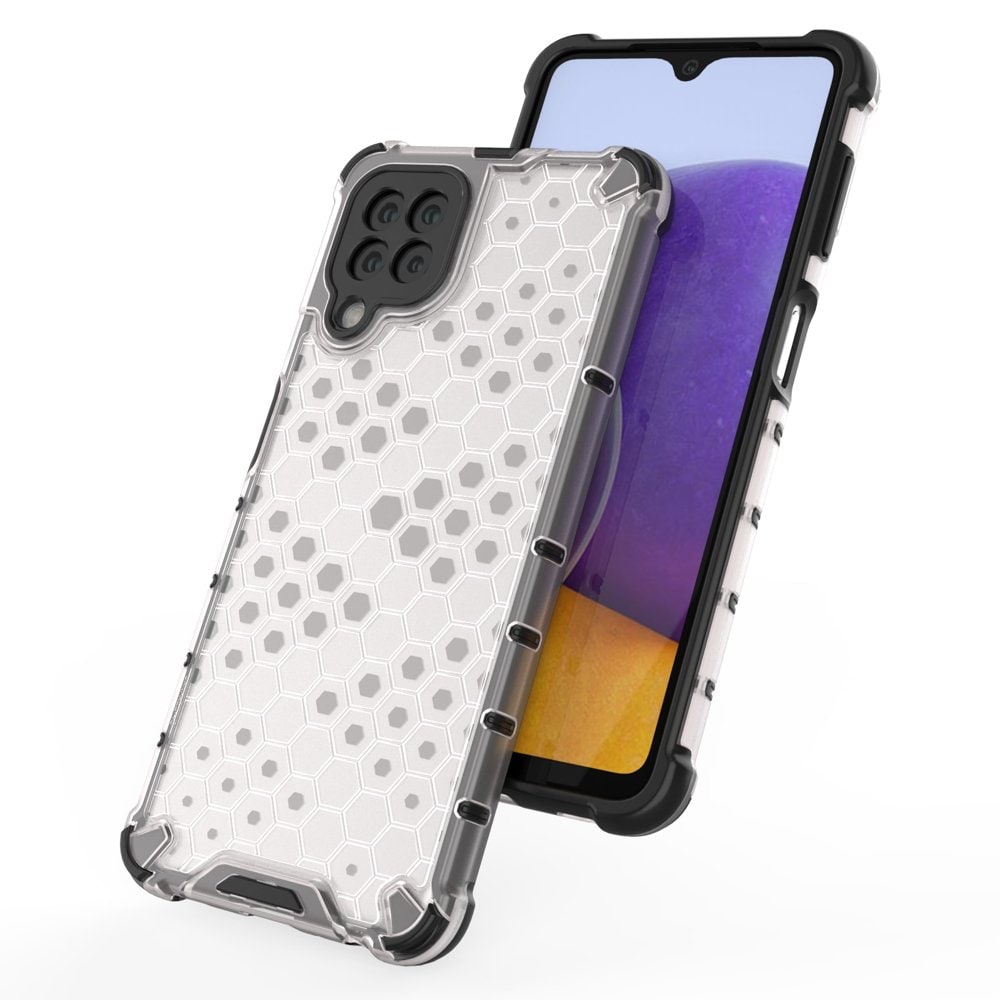 Honeycomb Asia panssari kansi TPU puskuri Samsung Galaxy A22 4G läpinäkyvä