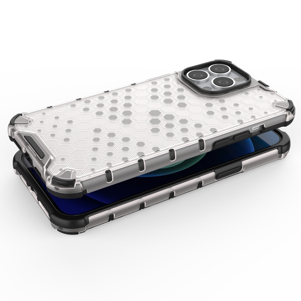 Honeycomb Asia panssari kansi TPU puskuri iPhone 13 Pro Max musta