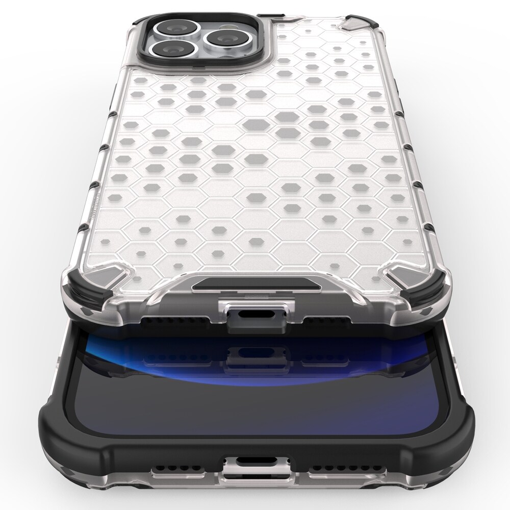 Honeycomb Asia panssari kansi TPU puskuri iPhone 13 Pro Max musta