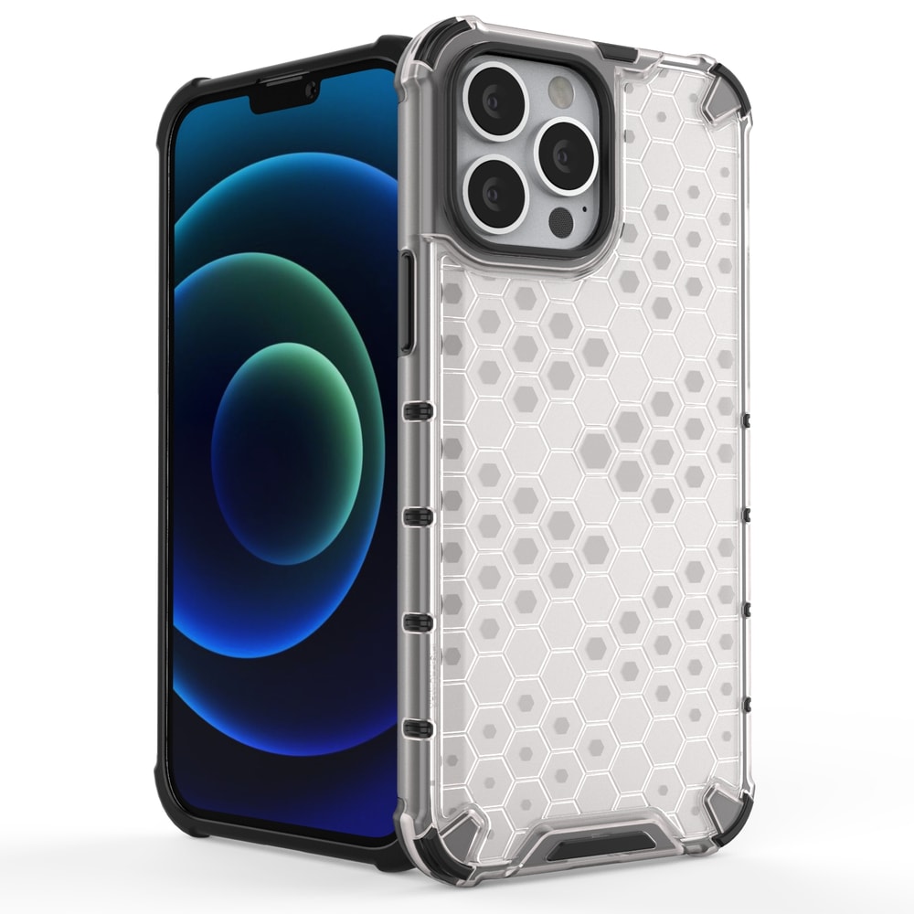 Honeycomb Asia panssari kansi TPU puskuri iPhone 13 Pro Max vihreä
