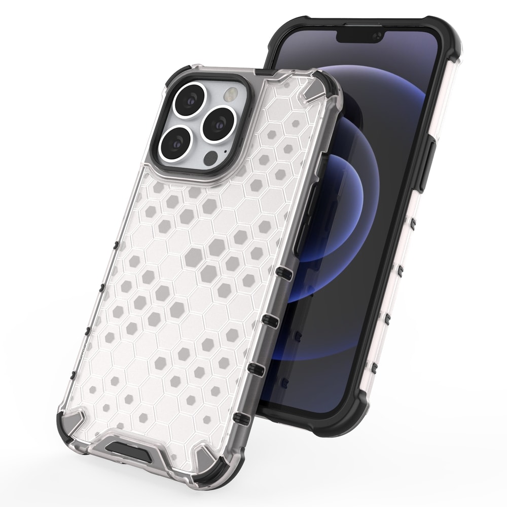 Honeycomb Asia panssari kansi TPU puskuri iPhone 13 Pro musta