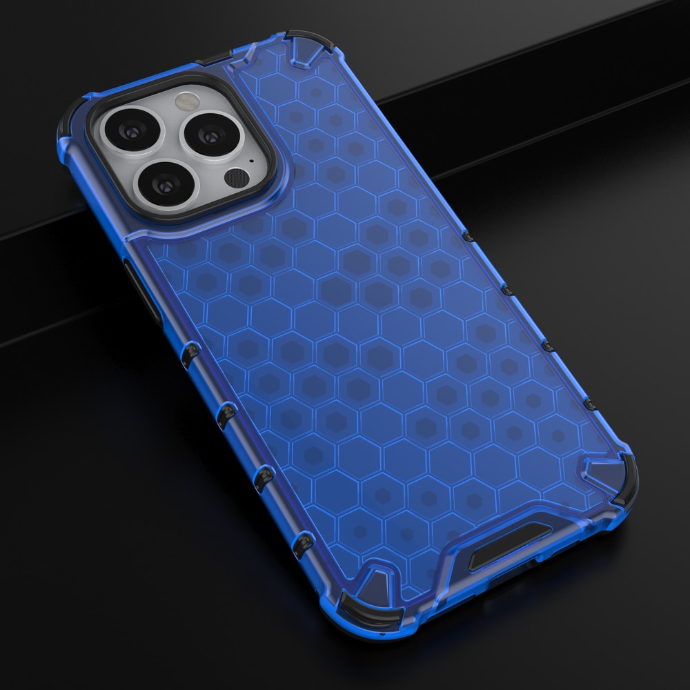Honeycomb Asia panssari kansi TPU puskuri iPhone 13 Pro sininen