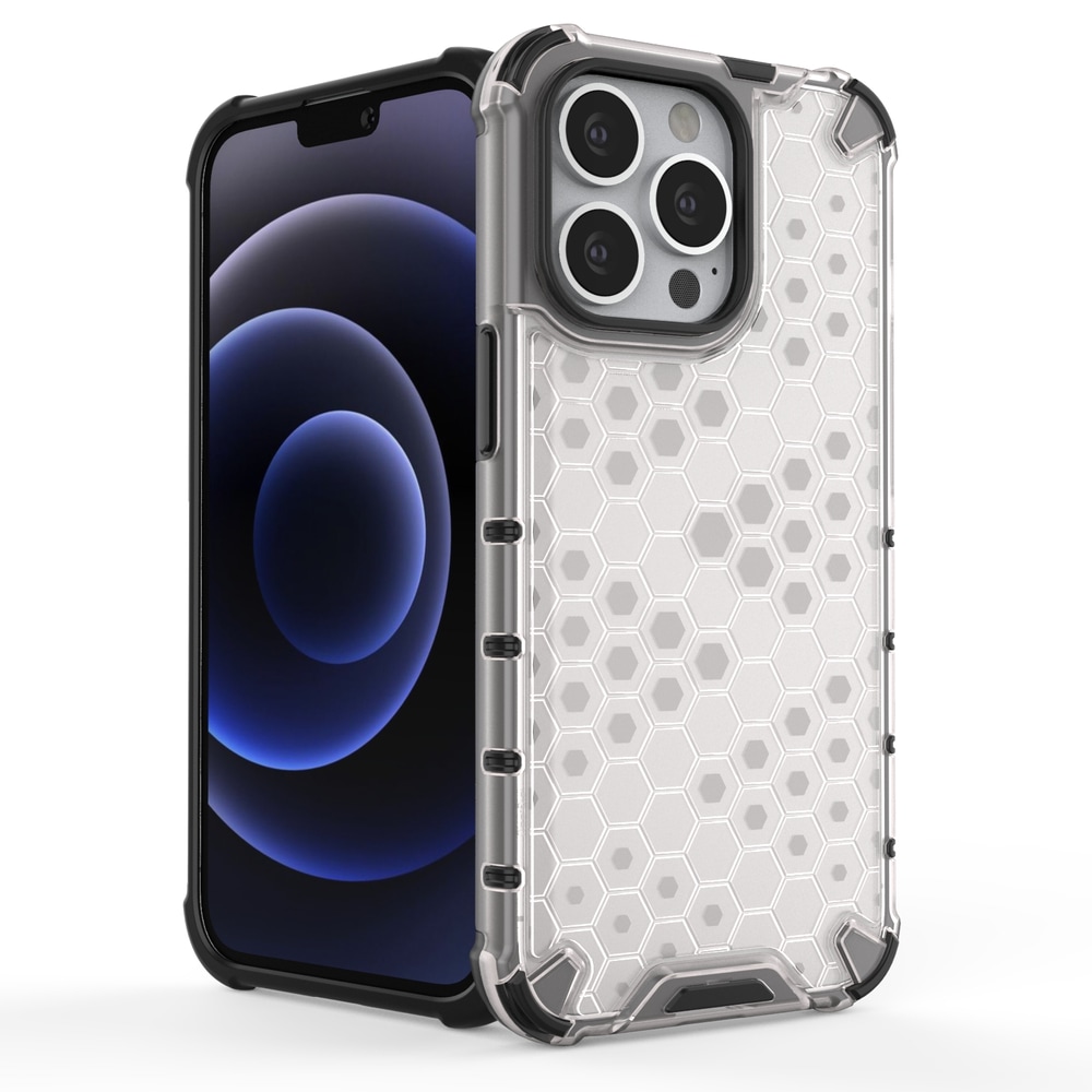 Honeycomb Asia panssari kansi TPU puskuri iPhone 13 Pro vihreä