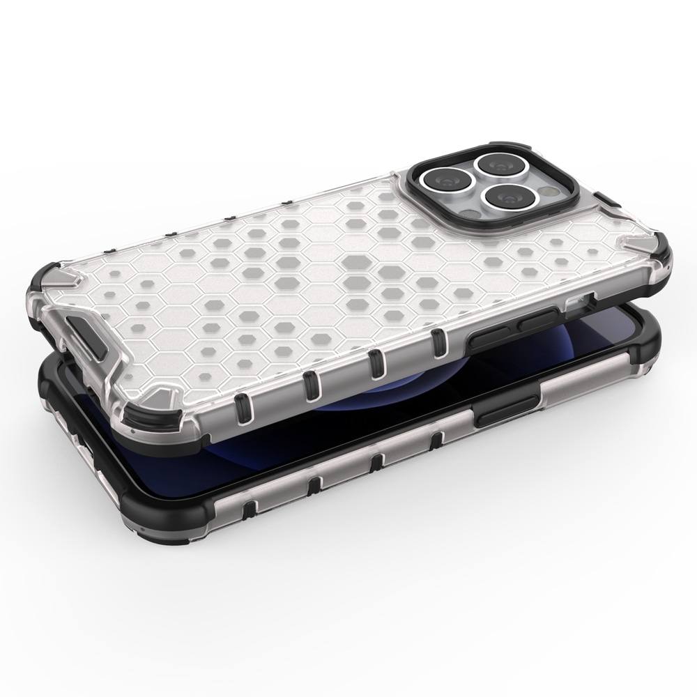 Honeycomb Asia panssari kansi TPU puskuri iPhone 13 Pro vihreä
