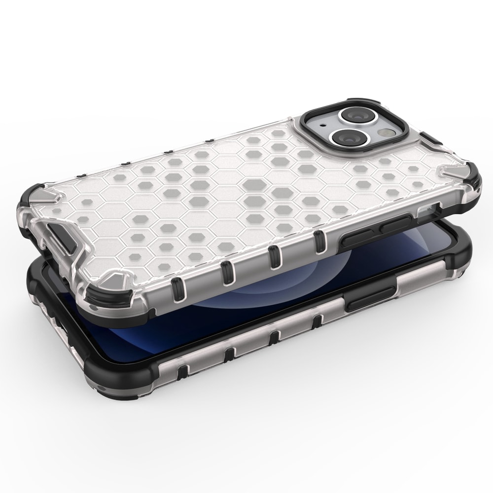 Honeycomb Asia panssari kansi TPU puskuri iPhone 13 mini musta