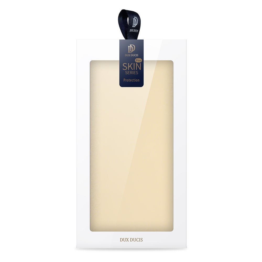 Dux Ducis Skin Pro Kirjahylly tyyppi tapauksessa iPhone 13 Pro Max kultainen kultainen