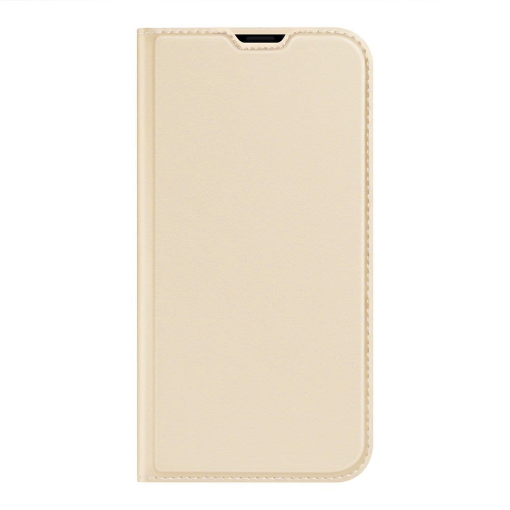 Dux Ducis Skin Pro Kirjahylly tyyppi tapauksessa iPhone 13 Pro Max kultainen kultainen