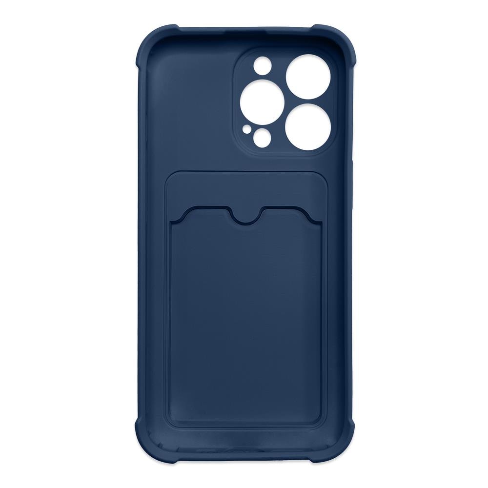 Kortti Armor Kotelo Pussi Kansi Samsung Galaxy A22 4G – Silikoni Lompakko Navy Blue