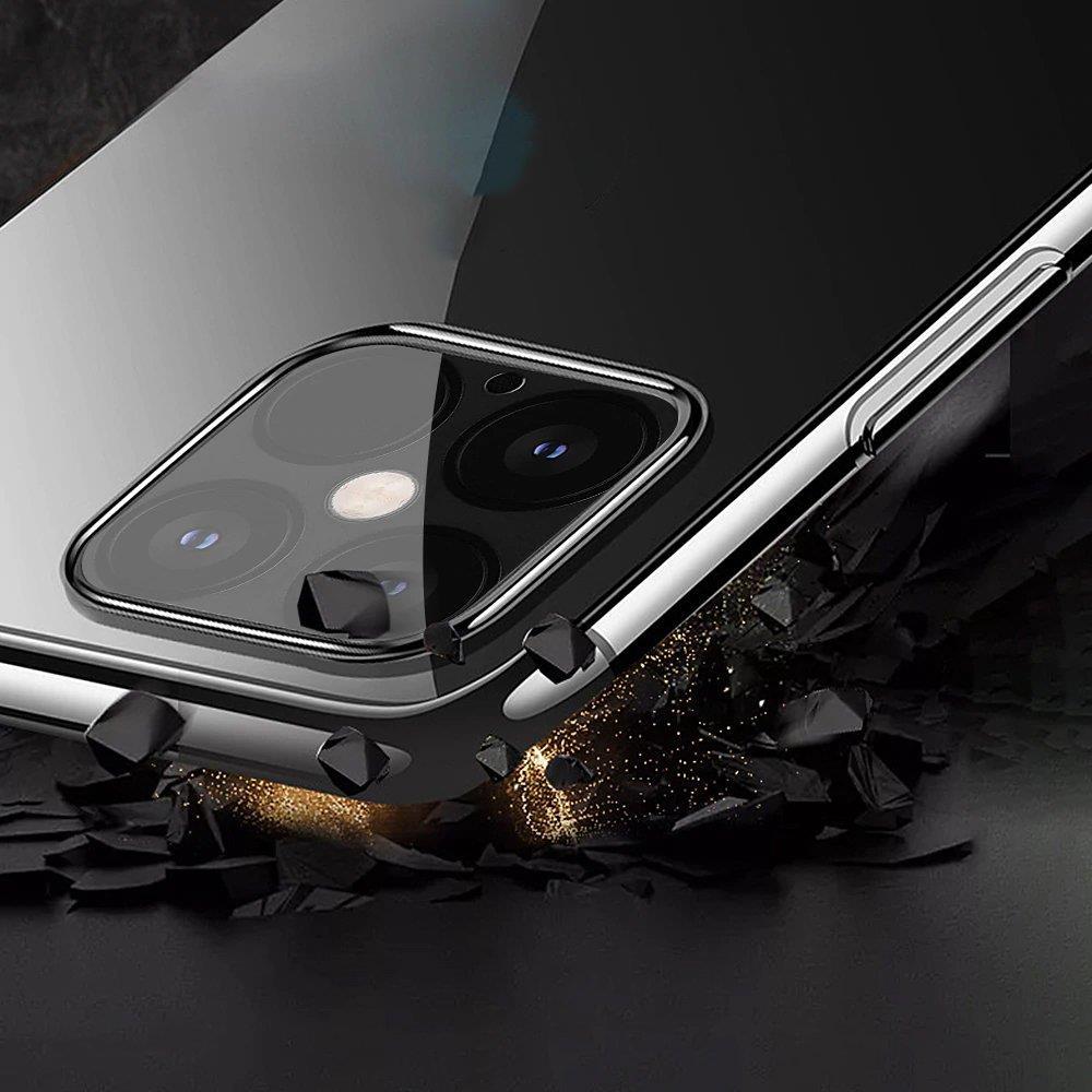 Kirkas väri Asia Gel TPU elektrolyyttinen kehys kansi iPhone 13 mini sininen