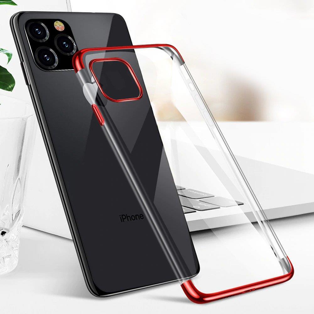 Kirkas väri Asia Gel TPU elektrolyyttinen kehys kansi iPhone 13 mini sininen