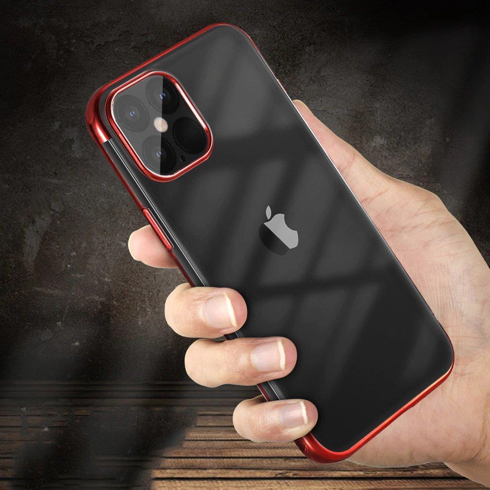 Kirkas väri Asia Gel TPU elektrolyyttinen kehys kansi iPhone 13 mini sininen