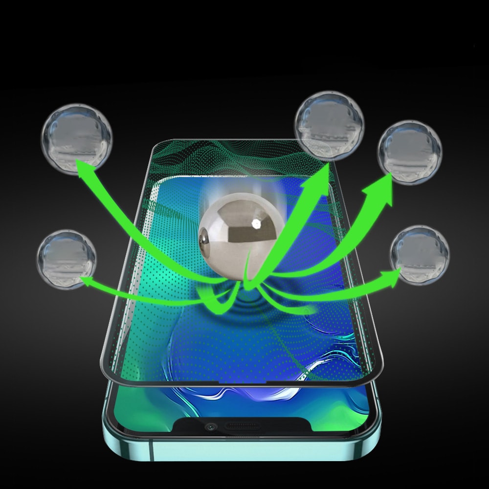 Bestsuit 6-in-1 iPhone 13 mini setti: karkaistu lasi, takakotelo, suojakalvo & aplikaattori