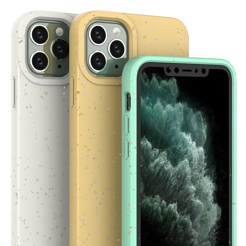 Eco Case Kotelo asia iPhone 11 Pro Max Silikoni kansi Puhelin kansi vihreä