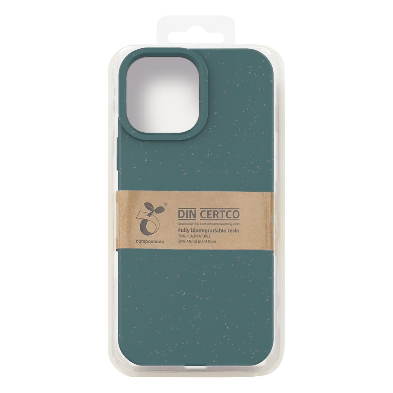 Eco Case Kotelo asia iPhone 11 Pro Max Silikoni kansi Puhelin kansi vihreä