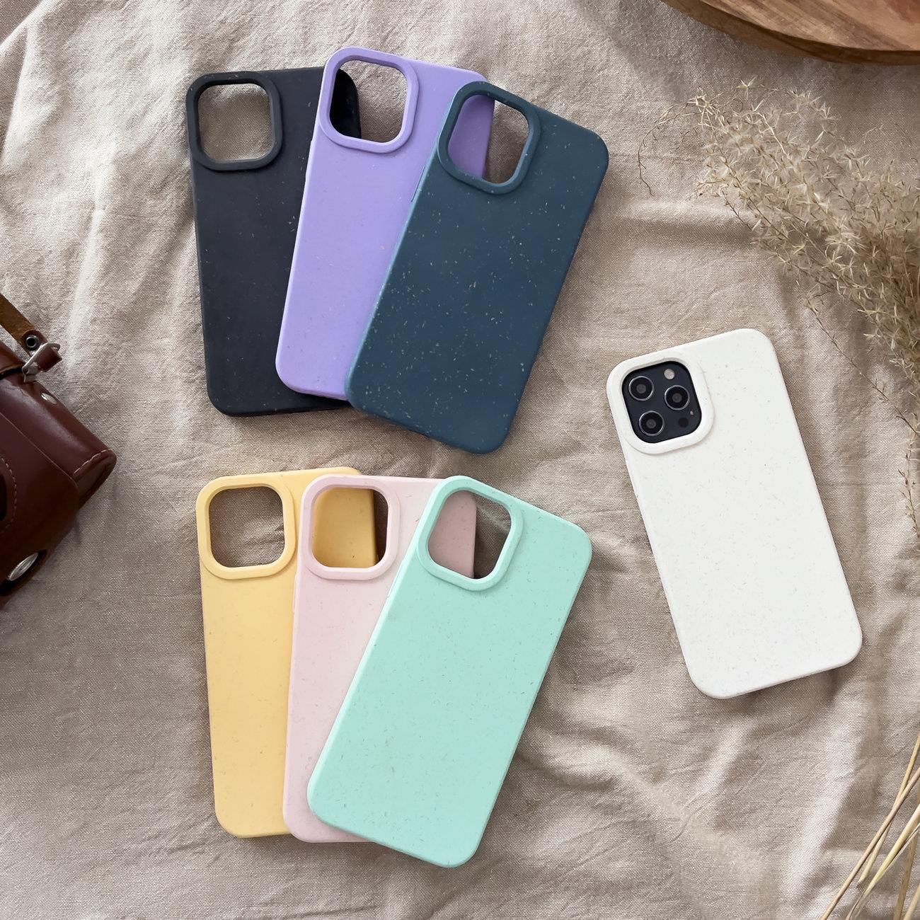 Eco Case Kotelo asia iPhone 11 Pro Max Silikoni kansi Puhelin kansi vihreä
