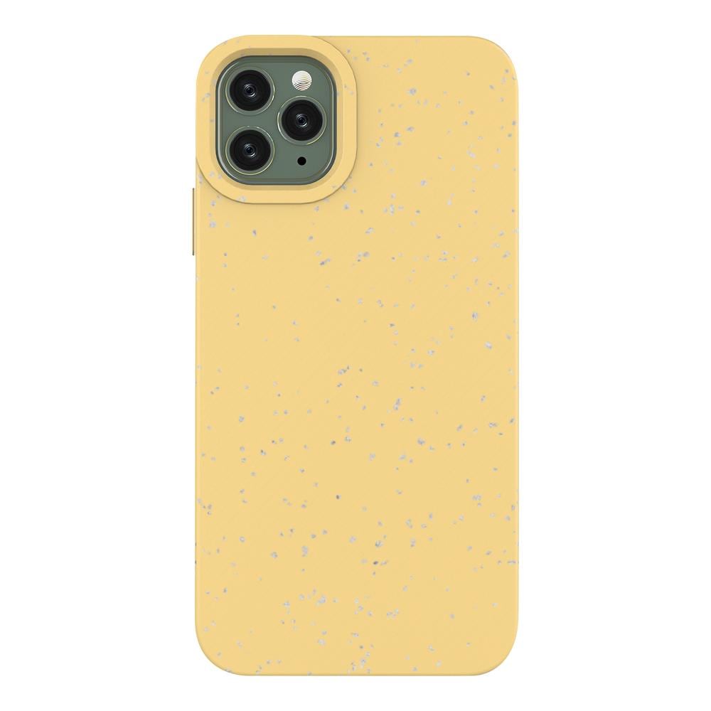 Eco Case Kotelo asia iPhone 11 Pro Max Silikoni kansi Puhelin kansi Keltainen
