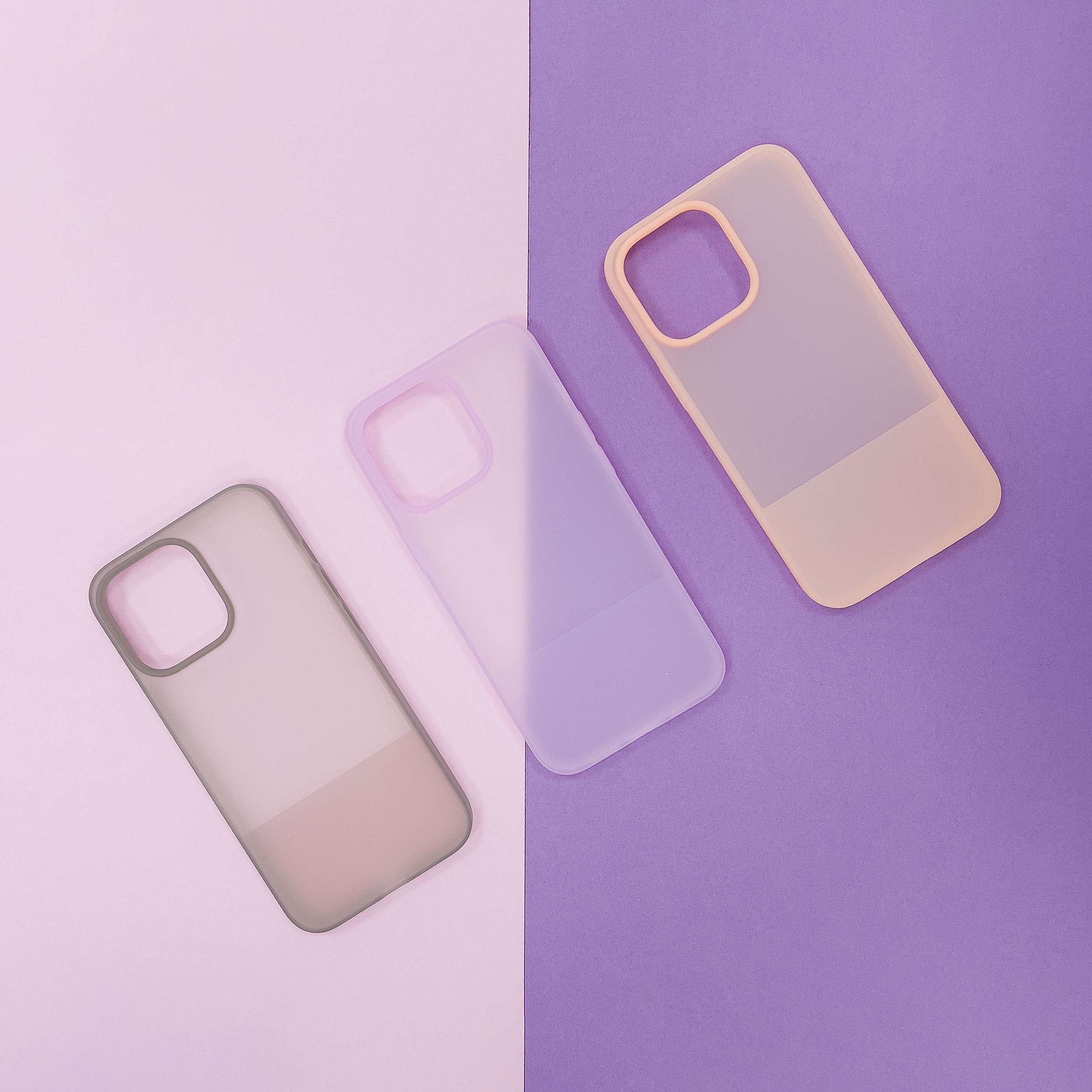 Kingxbar Plain Series tapauksessa kansi iPhone 13 Pro silikoni tapauksessa violetti