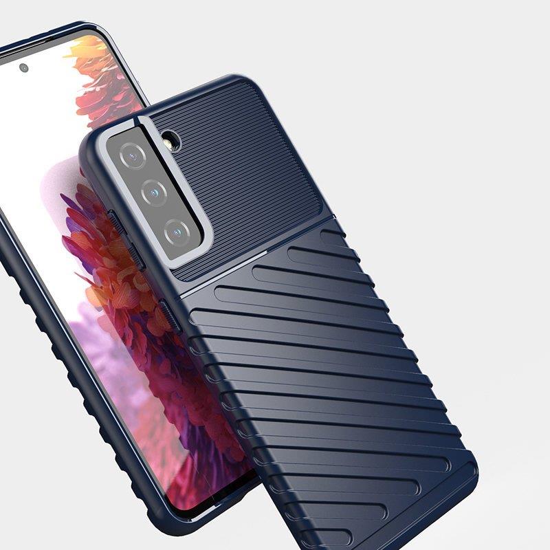 Thunder Case joustava panssaroitu suojus Samsung Galaxy S22 + (S22 Plus) sininen
