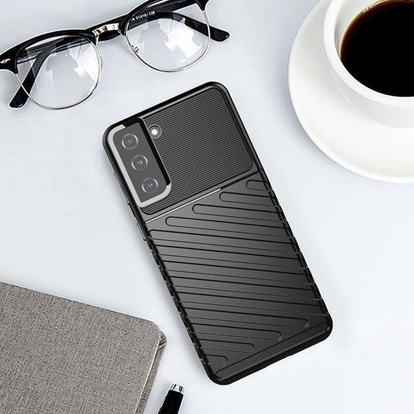 Thunder Case joustava panssaroitu suojus Samsung Galaxy S22 + (S22 Plus) sininen