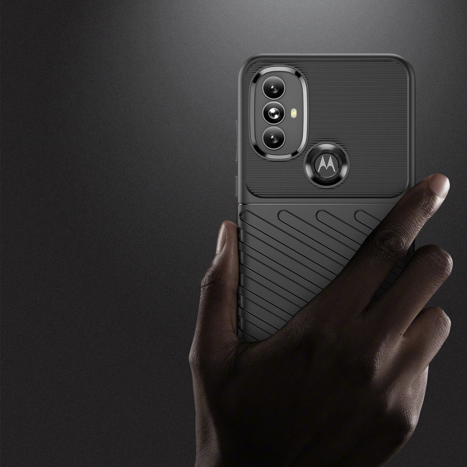 Thunder Case joustava panssaroitu suojus Motorola Moto G Power 2022 musta