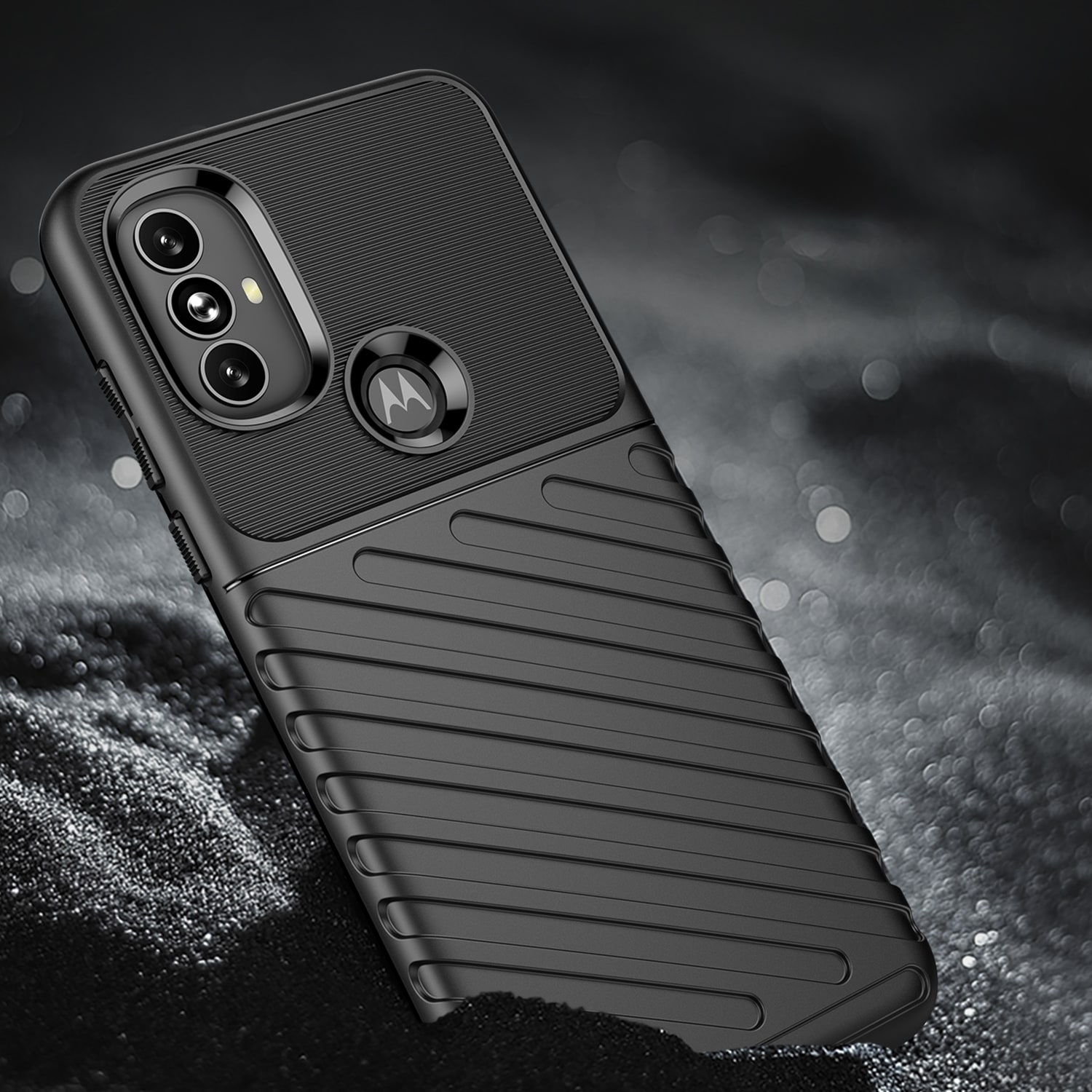 Thunder Case joustava panssaroitu suojus Motorola Moto G Power 2022 musta