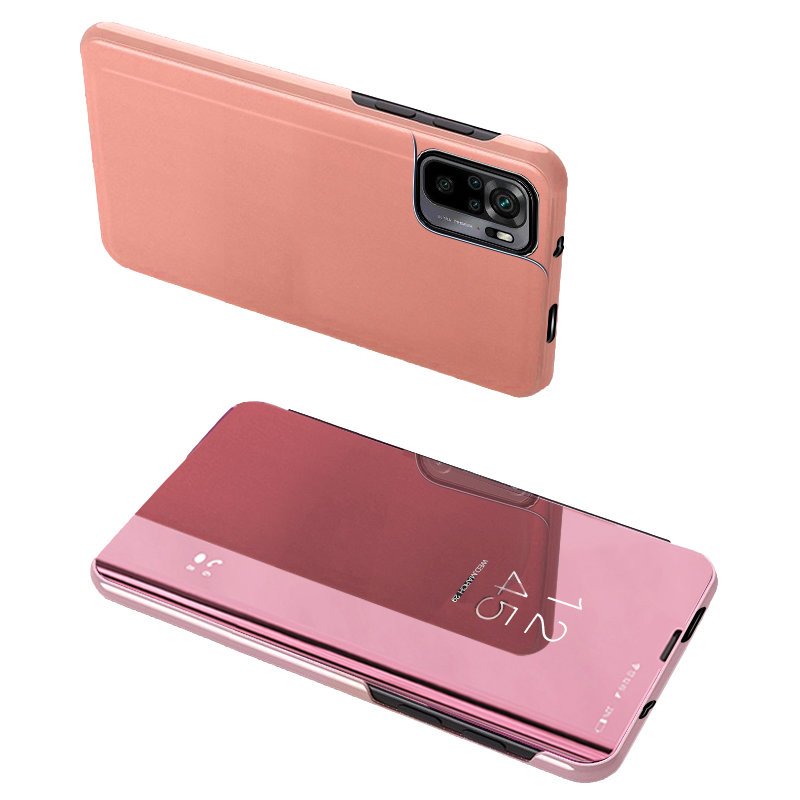 Clear View Case Xiaomi Redmi Note 11 Pro/5G, Mi11i HyperCharge, Poco X4 NFC 5G - vaaleanpunainen