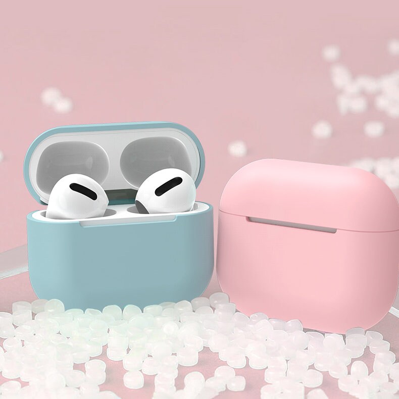 Kotelo AirPods 2 / AirPods 1 silikoni pehmeä suojus kuulokkeille valkoinen (kotelo C)