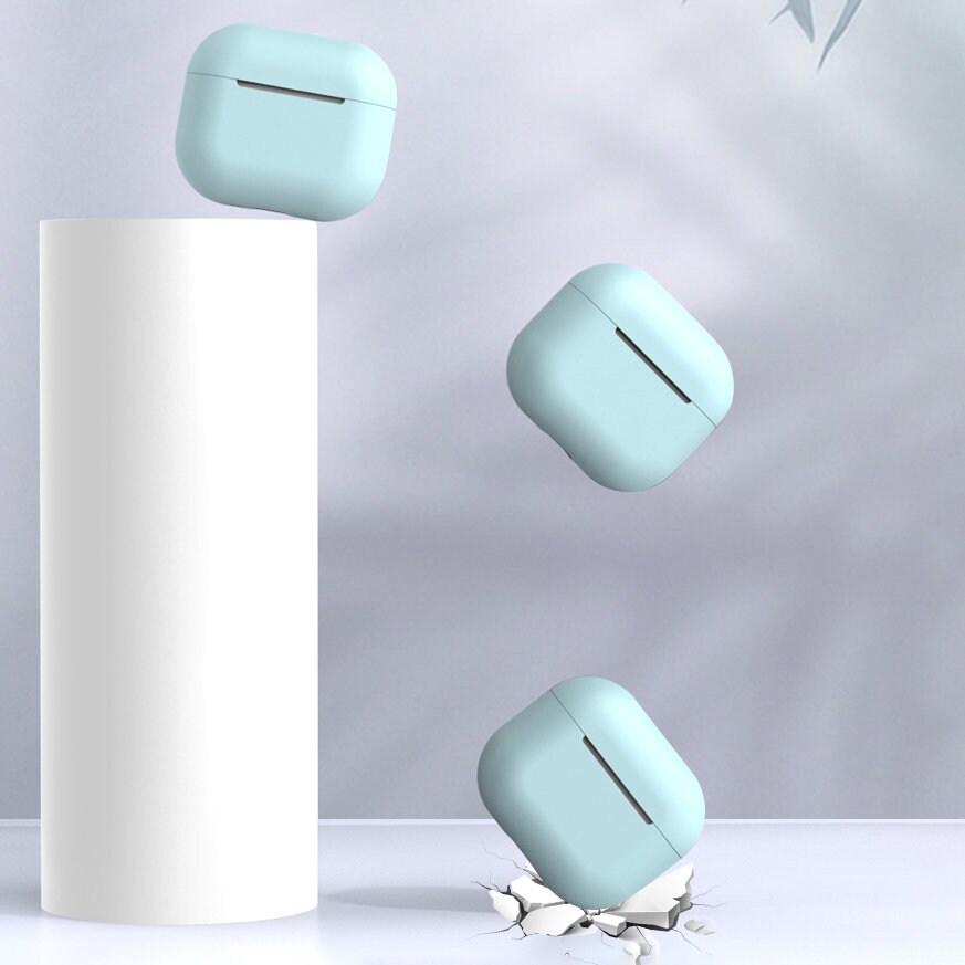 Kotelo AirPods 2 / AirPods 1 silikoni pehmeä suojus kuulokkeille valkoinen (kotelo C)